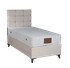 Marble Bed Base - Cream Velvet 90x190 görseli, Picture 1
