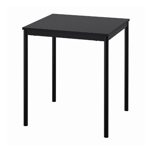 IKEA Sandsberg Black Square Table görseli