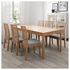 IKEA Extendable Dining Table / Oak görseli, Picture 2
